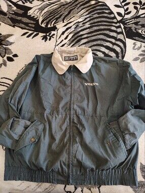 XXL Vintage Turning Point Volvo Corporate Bomber Jacket Green